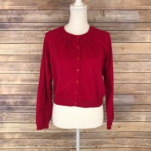 Boden Cropped Cashmere Blend Cardigan